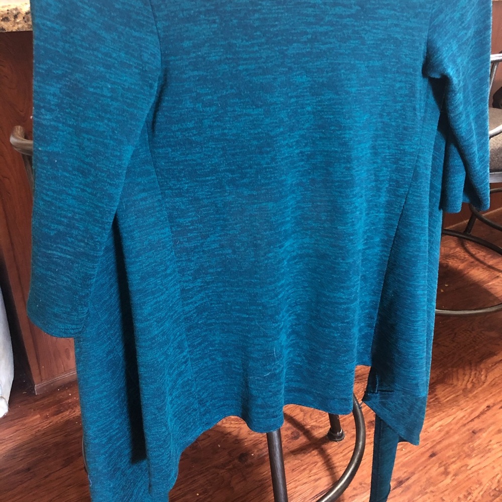 Derek Heart Green/Blue Cardigan
